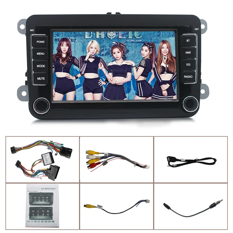 2 Din автомагнитола для Фольксваген Гольф 5 " Авто Радио Стерео MirrorLink камера заднего вида авторадио радио Coche Bluetooth FM