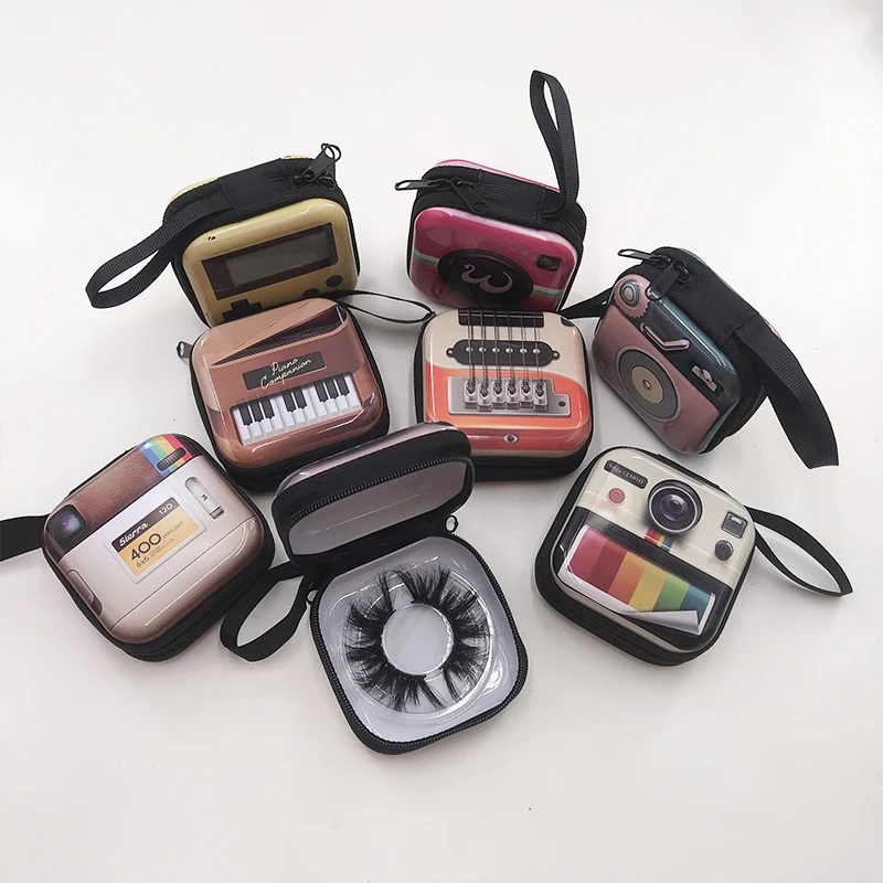 Vintage 3D eyelash pocket box new pack customized wholesale price cute little makeup tools | Красота и здоровье