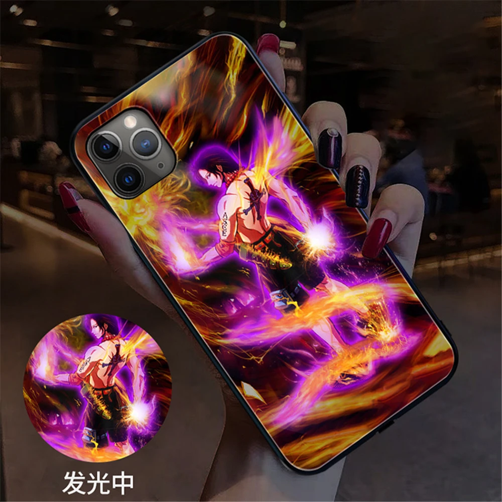 

2021 Best Seller Anime LED Phone CaseHuawei Nova 9 8 7 SE Pro Honor 50 Pro P50 40 30 Mate 40 30 Smart Control LED Phone Cover