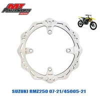 motorcycle 240mm rear brake disc rotor for suzuki rmz250 2007 2021 rmz450 2005 2021 pit bike motocross motorcycles accessories