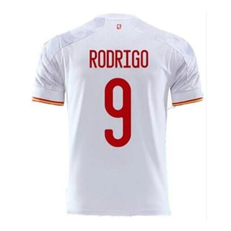 

2021 Spain home Away Soccer Jersey ASENSIO MORATA ISCO INIESTA PACO ALCACER Football shirts