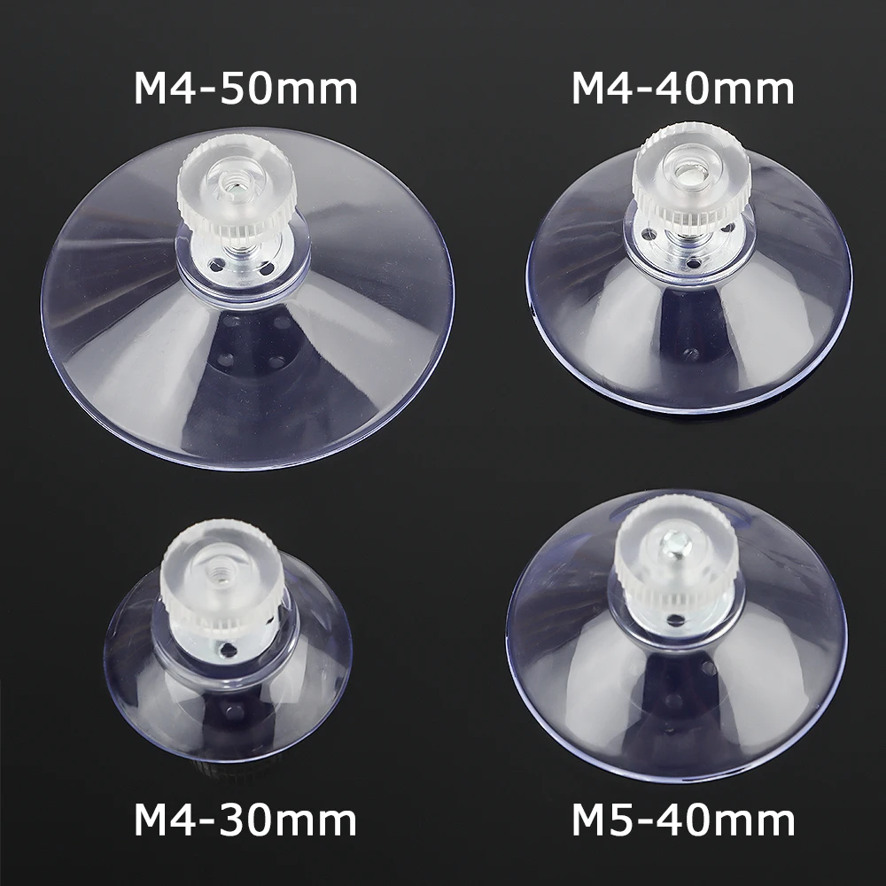 5x M4/M5 30/40/50 мм подвесной крючок на присоске пластиковый коврик присосках