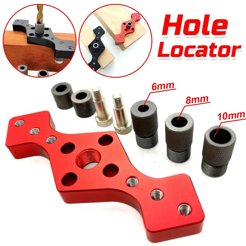 

Направляющая для сверления, Самоцентрирующийся кондуктор для сверления отверстий диаметром 6/8/10 мм, для столярных работ