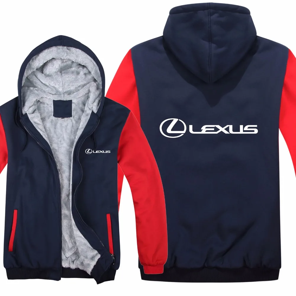 Lexus толстовки, куртки, зимние мужские унисекс, повседневная шерстяная подкладка, флисовое мужское пальто, Lexus свитера с логотипами, пуловер