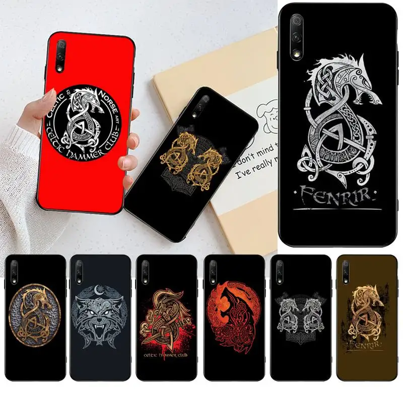 HUAGETOP fenrir norse тату шикарный Милый чехол для телефона Huawei Honor 30 20 10 9 8 8x 8c v30 Lite view