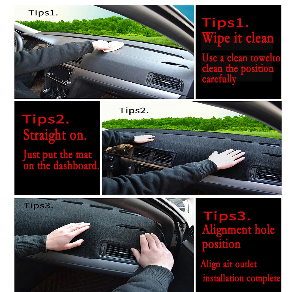 For Hyundai Sonata NF 2005 2006 2007 2008 2009 Anti-Slip Mat Dashboard Cover Pad Sunshade Dashmat Protect Carpet Car Accessories |