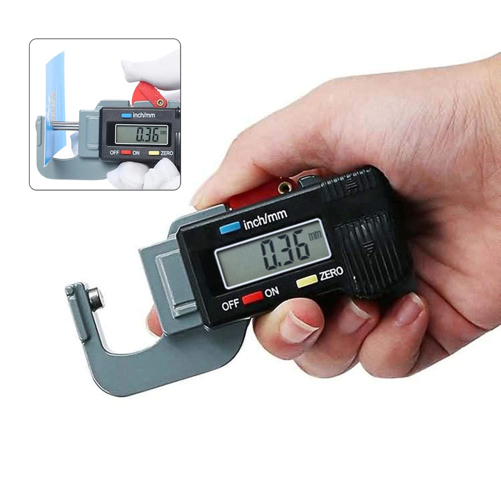 

Digital Thickness Gauges CaliperThickness Caliper Micrometer Measurement Tool LCD Electronic Micrometer micron Thickness Tester