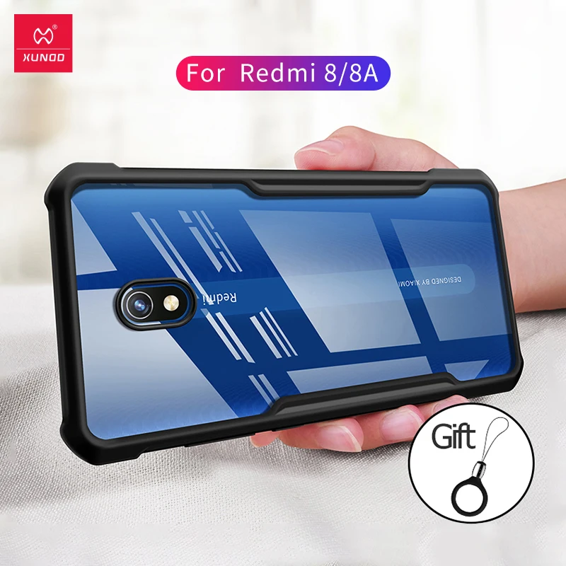 Для Xiaomi Redmi 8 чехол XUNDD Чехол подушки безопасности противоударный прозрачный защитный задний Чехол с кольцом для Redmi 8A чехол Capa