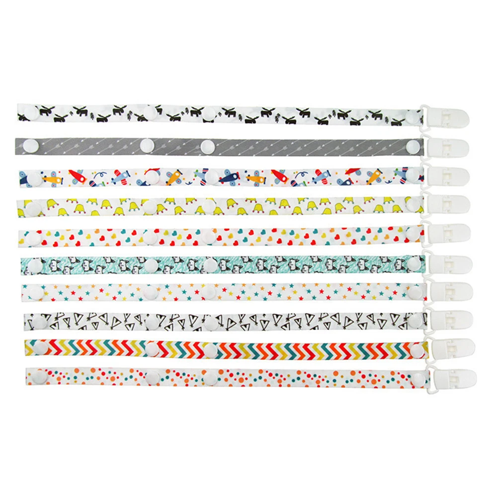 Baby Pacifier Clip Chain for soothers Ribbon Chupetas funny Soother dummy holder Leash Strap Nipple Holder Infant Feeding