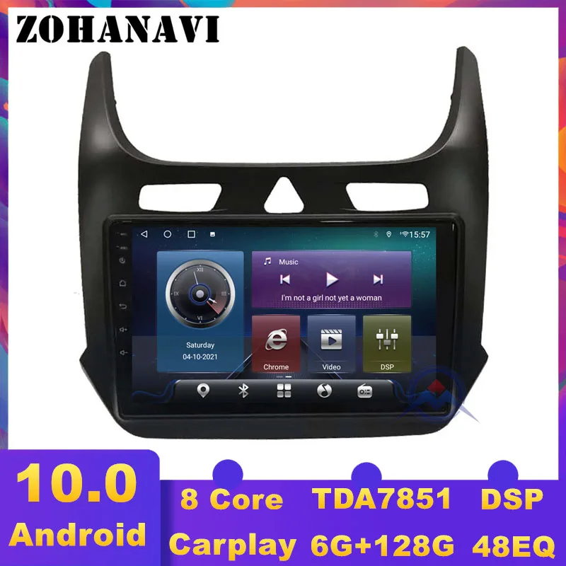 Автомобильный DVD плеер ZOHANAVI PIP Android 10 0 Для Chevrolet Cobalt 2 2011 2018 автомобильный