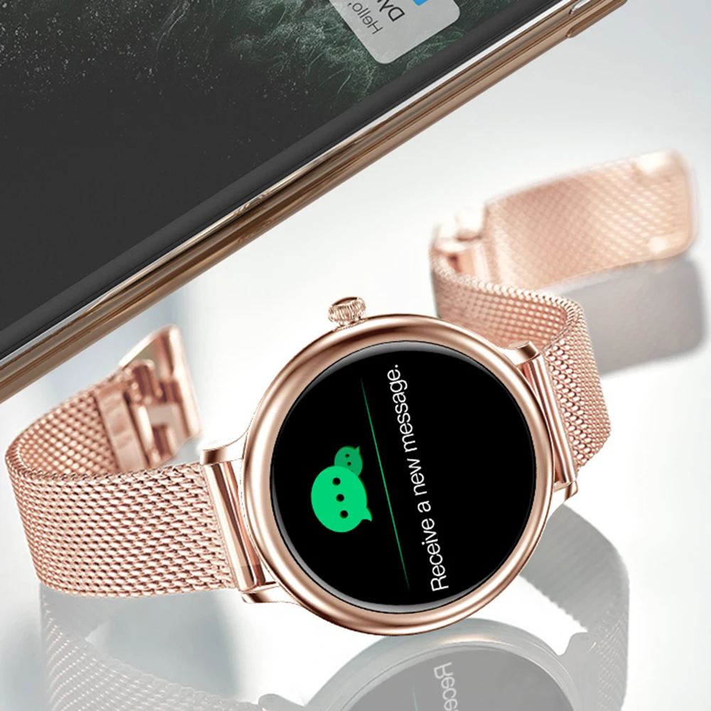 New Ladies Smart Watch Women Blood Pressure Heart Rate Monitor Fitness tracker Sport Smart Band Alarm clock reminder Smartwatch