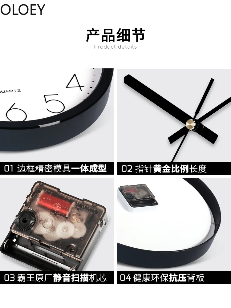 Большие белые настенные часы домашний декор для кухни Роскошные Настенные