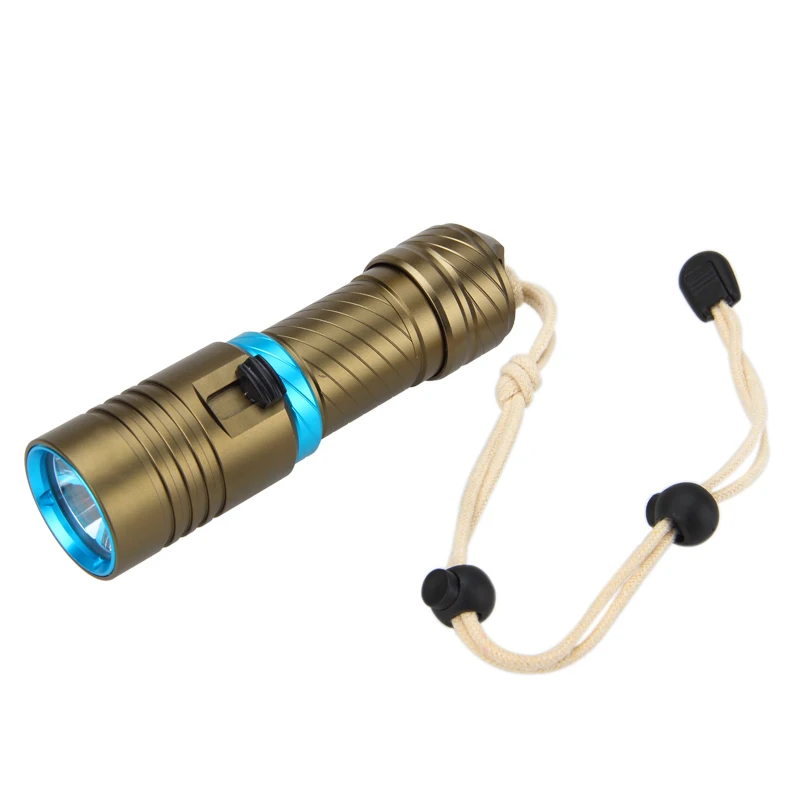 Светодиодный водонепроницаемый подводный фонарик высокой мощности для дайвинга