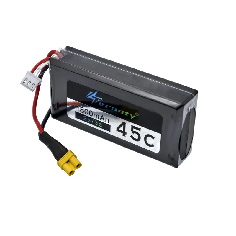 Upgraded B6 B6F B6FD B8 RC Drone Helicopter 7.4V 1800Mah Li-po Battery For MJX Bugs 6 Quadcopter Spare Parts 7.4v | Игрушки и хобби