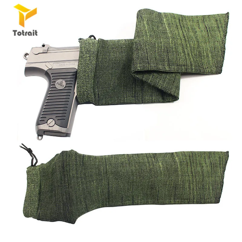 

140cm/36cm Silicone Treated Gun Sock Polyester Rifle Shot gun Fishing Rod Sock Protection Cover Bag Case Tactical Hunting GYH
