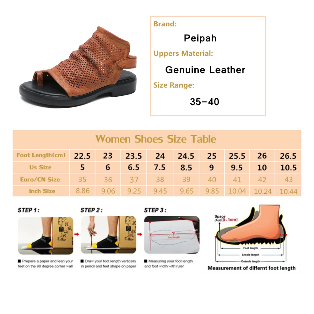 PEIPAH/брендовые сандалии гладиаторы ручной работы Женская обувь из натуральной