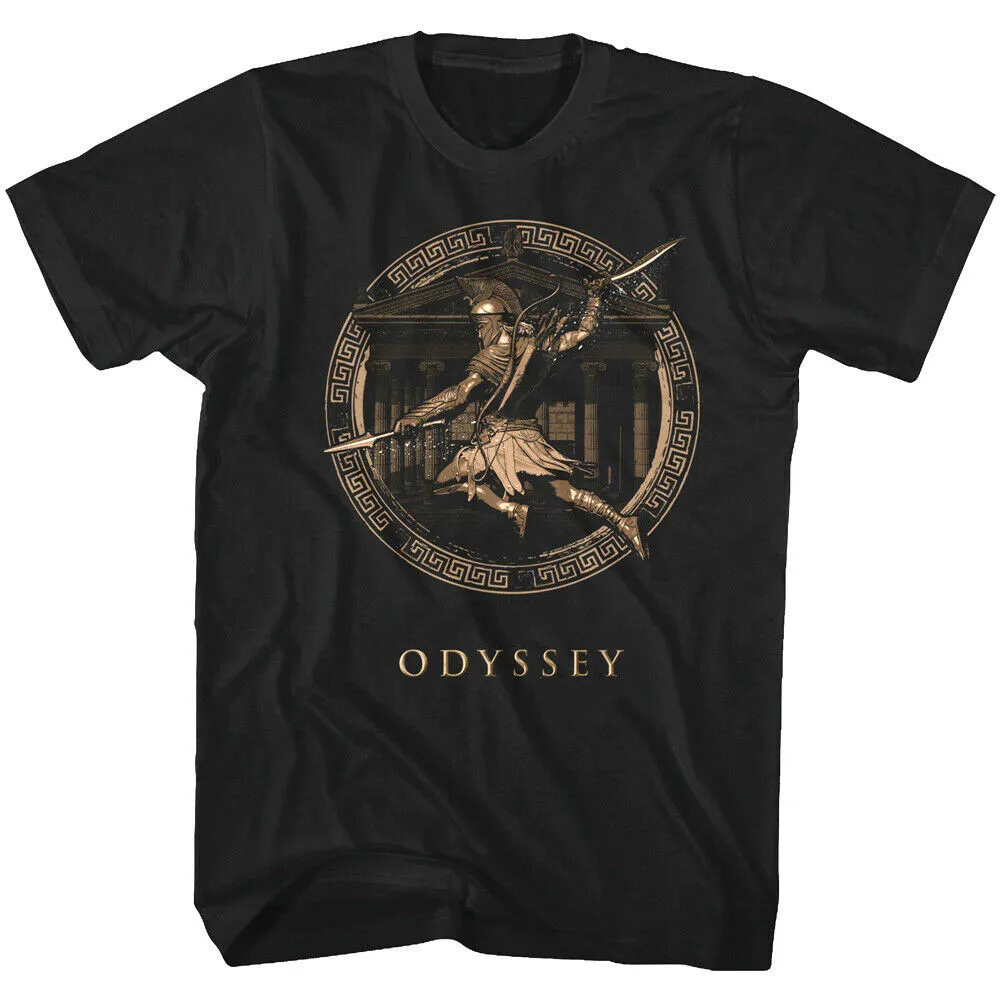 

Greek Circle Spartan Warrior Odyssey Alexios T Shirt Summer Cotton Short Sleeve O-Neck Men's T Shirt New S-3XL
