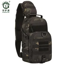 전술 슬링 가방 방수 육군 군사 몰리 Shouler 가방 Airsoft 폭행 팩 야외 하이킹 등산 사냥 배낭