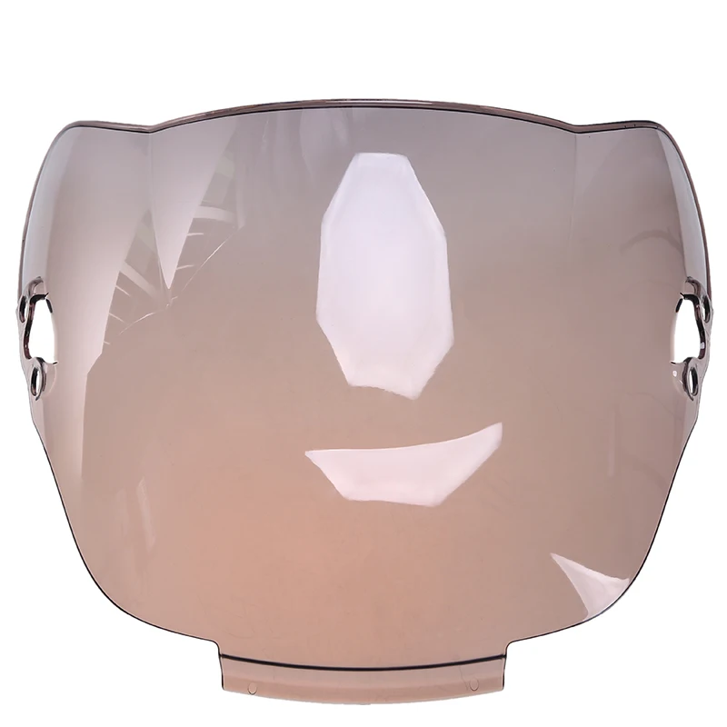 Черный/прозрачный/Дым лобовое стекло мотоцикла скутер ветровое двойной пузырь