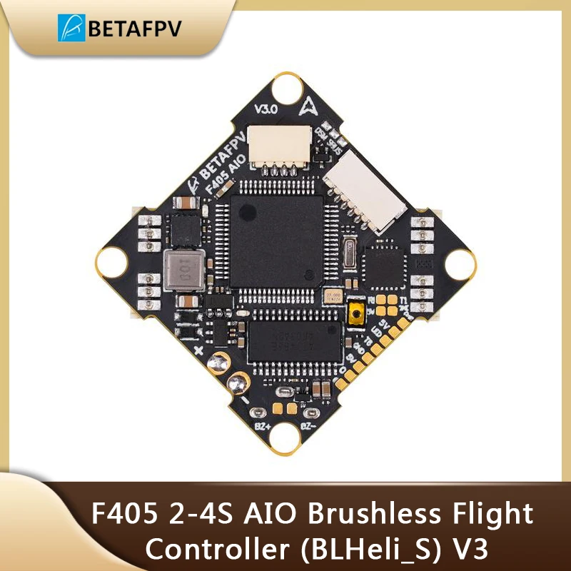 

BETAFPV F405 2-4S AIO Brushless Flight Controller (BLHeli_S) V3 20A 12A