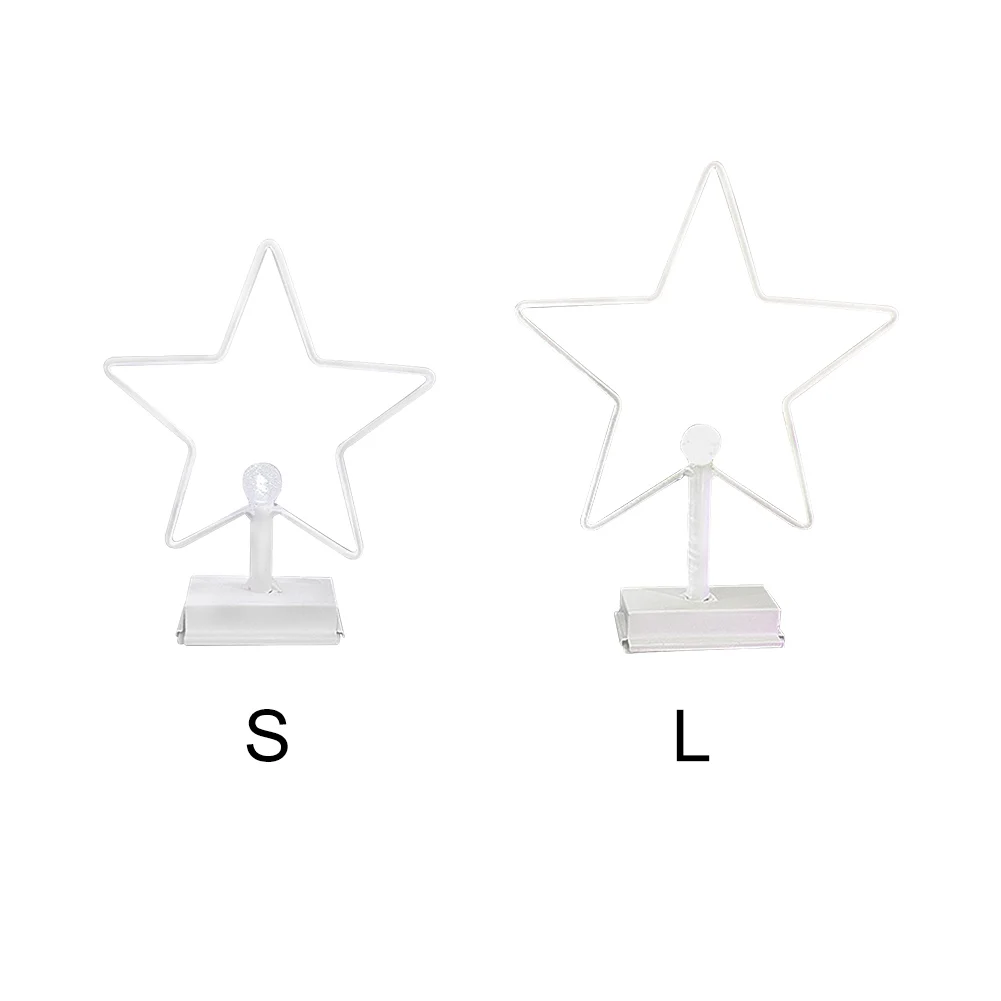 

Multifunctional Iron Art Bedroom LED Pentagram Lights Gift Portable Battery Powered Festival Home Decor Display Party Durable