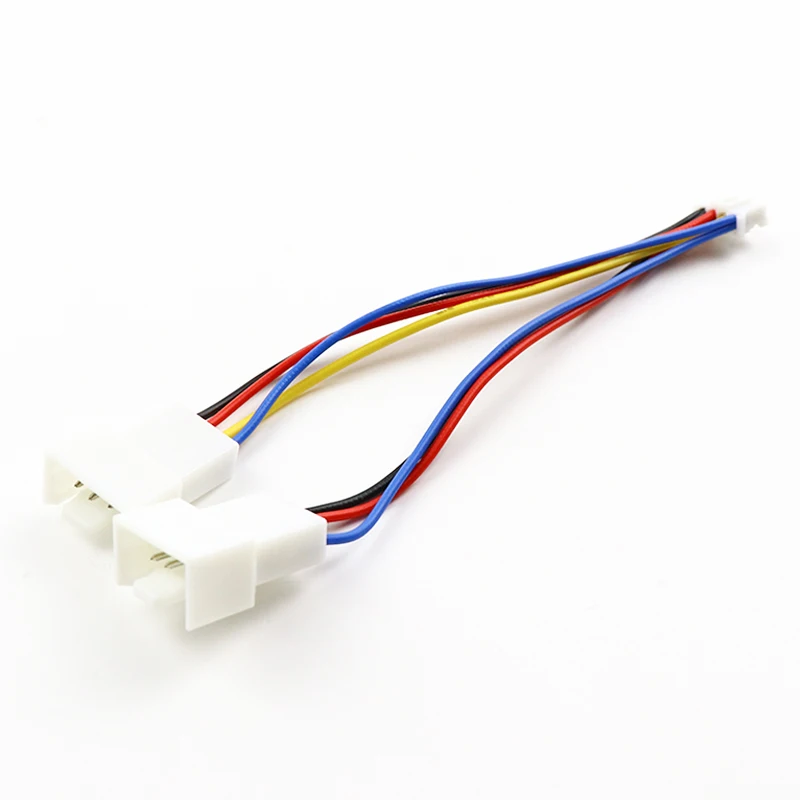2PCS PC Graphics card 2.0 Motherboard PH2.0 4 Pin To 3/4 CPU PWM Fan Adapter Cable Connector 1 to 2 Y Splitter cord cable | Компьютеры и