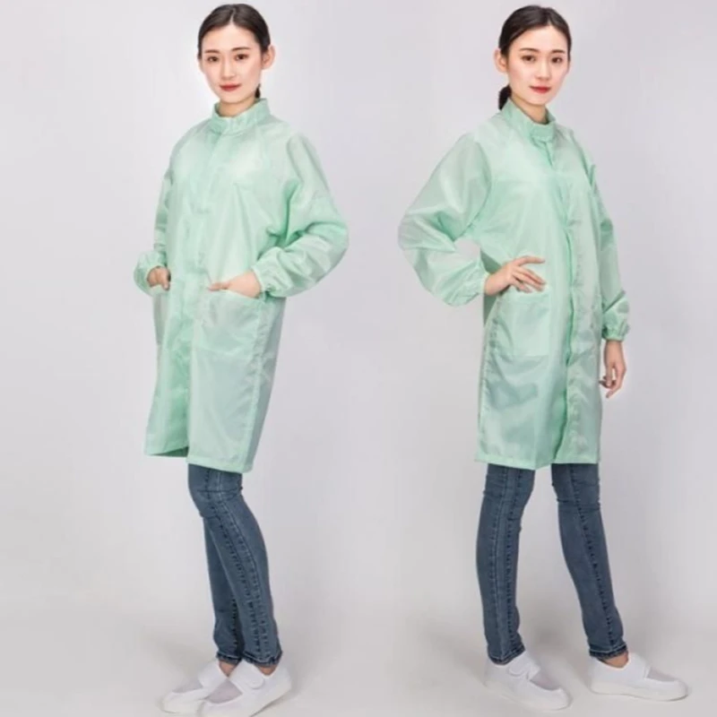 

8 Sizes Pet Shop Anti-static Long Sleeve Groomer Work Clothes Stand-up Collar Waterproof Beautician Overalls For Pets G0918