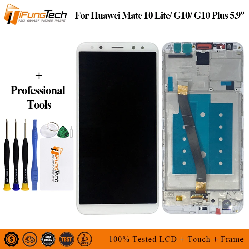 5 9 &quot1920x1080 IPS дисплей для Huawei Mate 10 Lite ЖК сенсорный экран дигитайзер с рамкой LCD