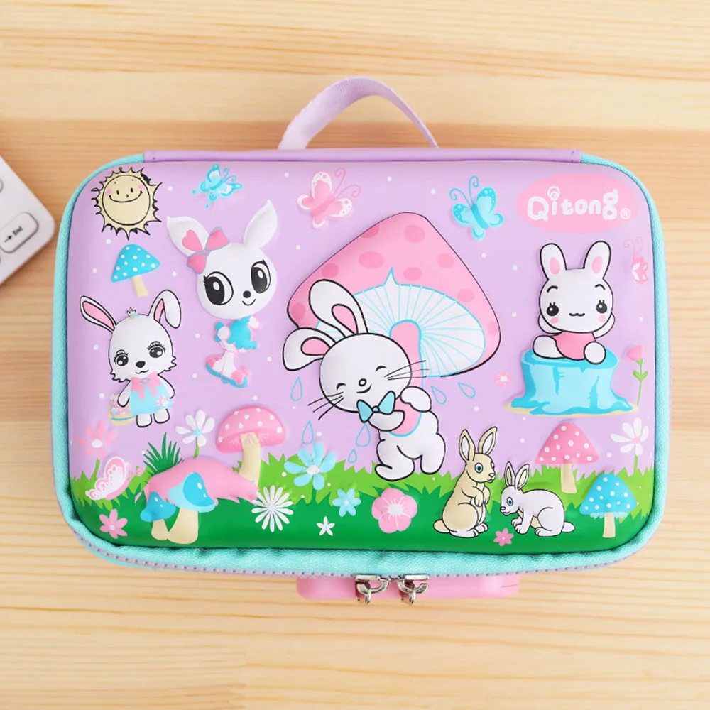 Большие EVA штрафы коробки замка в Корейском стиле Kawaii школьный Карандаш Чехол для