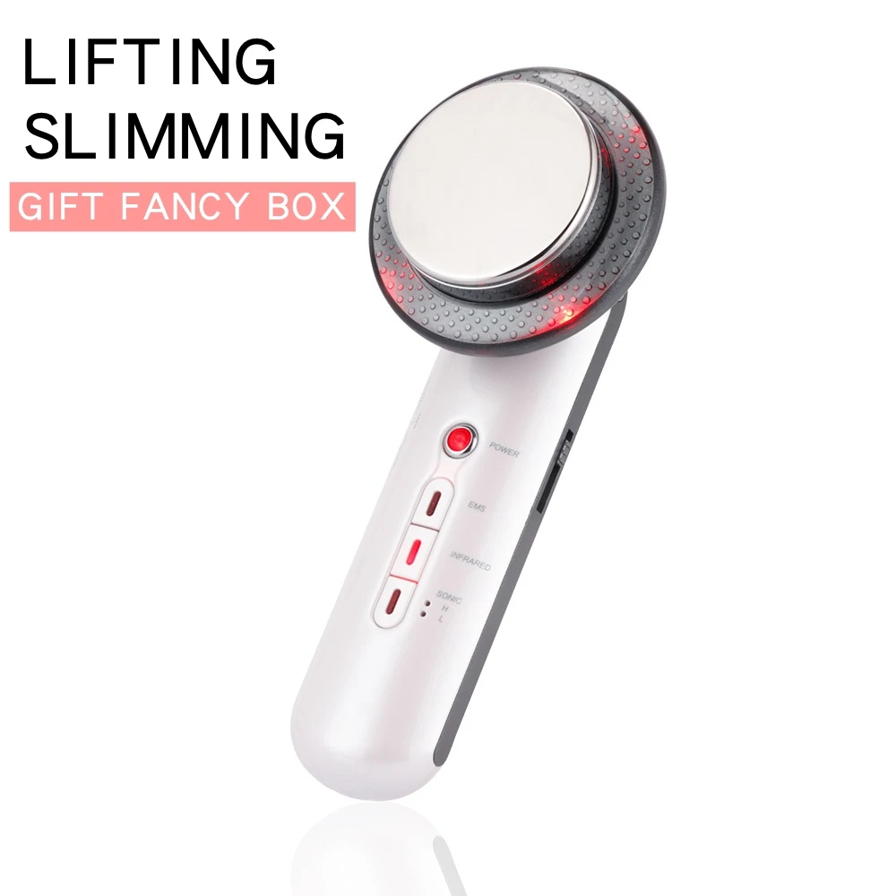 Инфракрасный ультразвуковой массажер для тела 3 в 1 подарочной коробке подтяжки