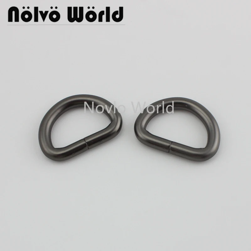 Мир Nolvo 5 20 19 6 шт. внутренняя 13 5*3/4 мм дюйма матовое металлическое D образное кольцо