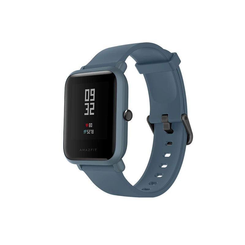 Bip-Lite-blue Умные часы huami xiaomi Amazfit Bip Lite, умные часы Huami Amazfit, Bluetooth 4,0, пульс, 45 дней, батарея - Цвет: Bip-Lite-blue