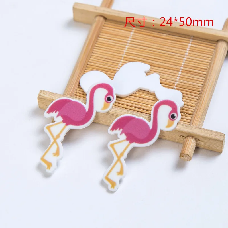 Плоский планарный каучук, 10 шт./лот, мультяшная смола для рукоделия, изготовления ювелирных изделий, день рождения, для девочек, «сделай сам», банты для волос, аксессуары