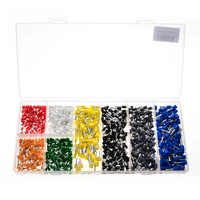 800pcs wire crimping terminals ferrules connectors 20 10 awg setcopper insulated cord pin end electrical crimp terminal kit