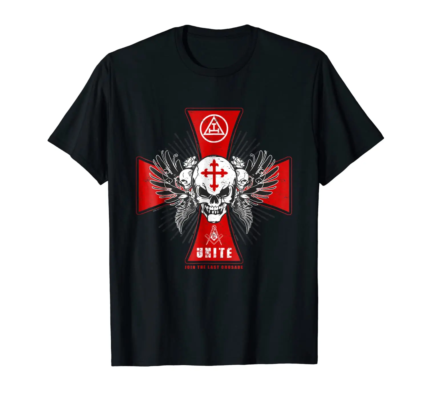 

Join The Last Crusade. Unique Knights Templar Crusader Cross Badge T-Shirt. Summer Cotton Short Sleeve O-Neck Mens T Shirt New