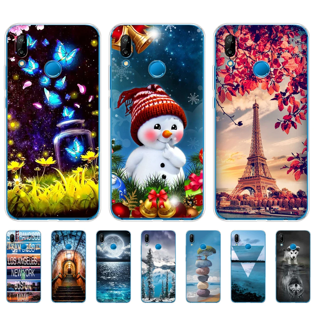 Чехол для huawei P20 LITE чехол p20 pro задняя крышка силиконовый мягкий ТПУ защитный P 20 Lit