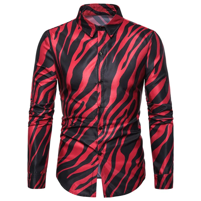 Новинка 2019 года международная торговля Повседневная модная мужская рубашка с