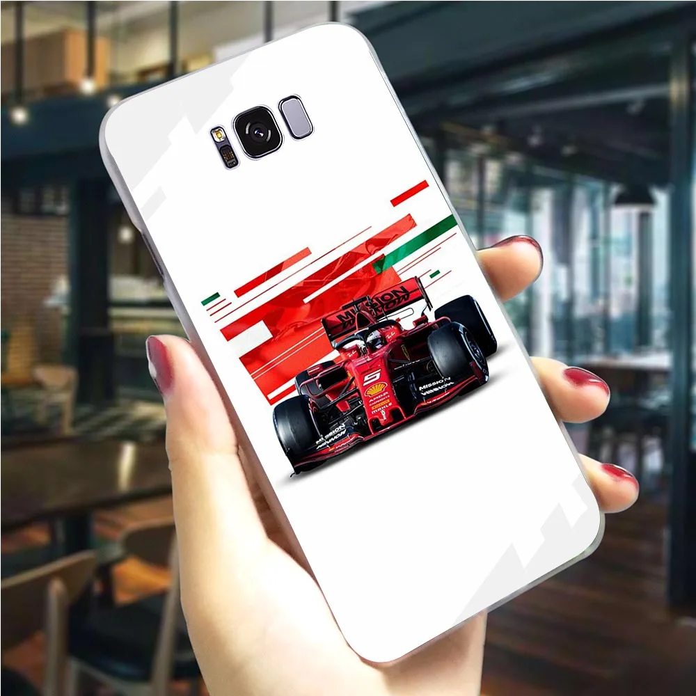 K2505709 Чехол для телефона samsung Note 9 F1 Racing Car Cover Note 8 M10/M20/M30 Galaxy S6/S7 Edge S8/S9/S10 Plus S10e жесткий чехол - Цвет: K2505709