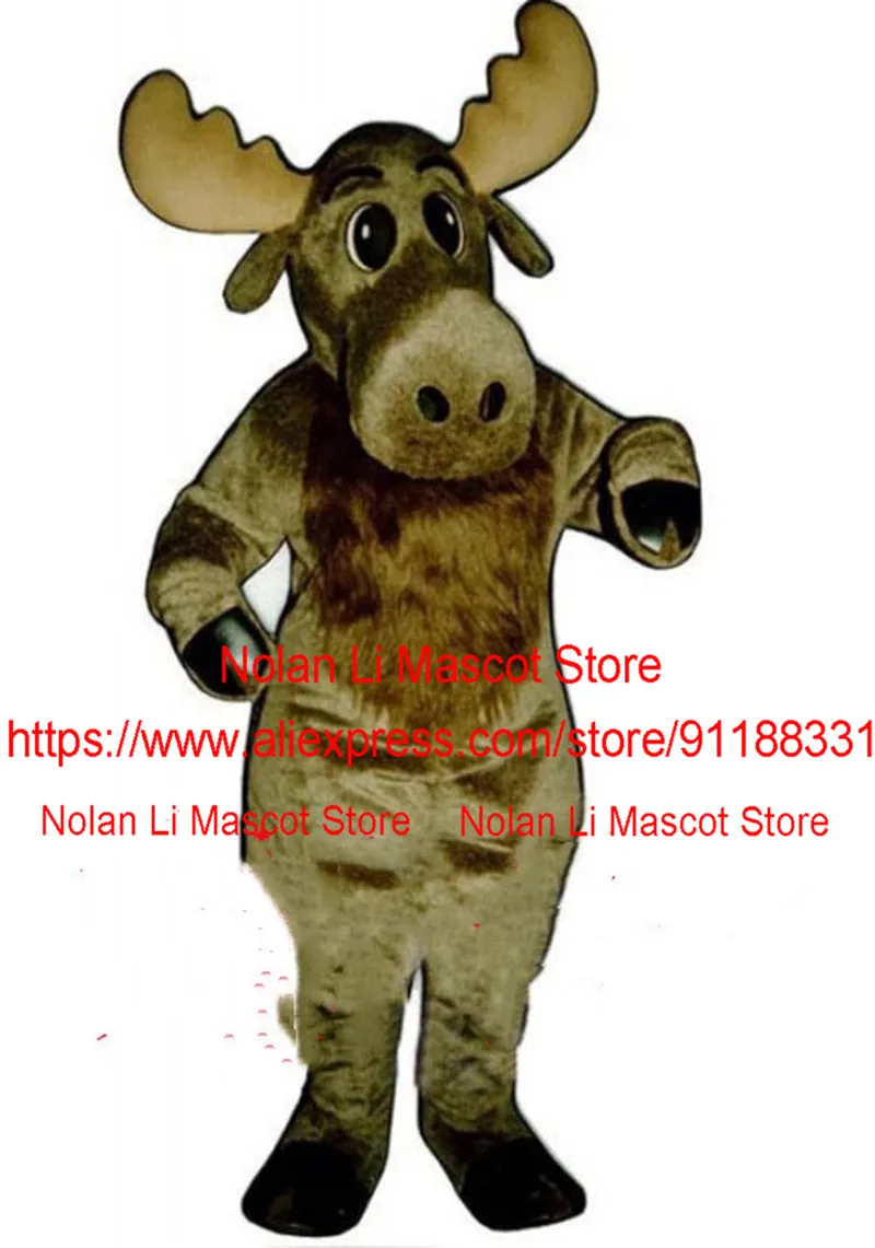 

Brown Cow Mascot Costume Set Role Playing Party Game Adult Advertising Promotion Carnival Halloween Christmas 1120