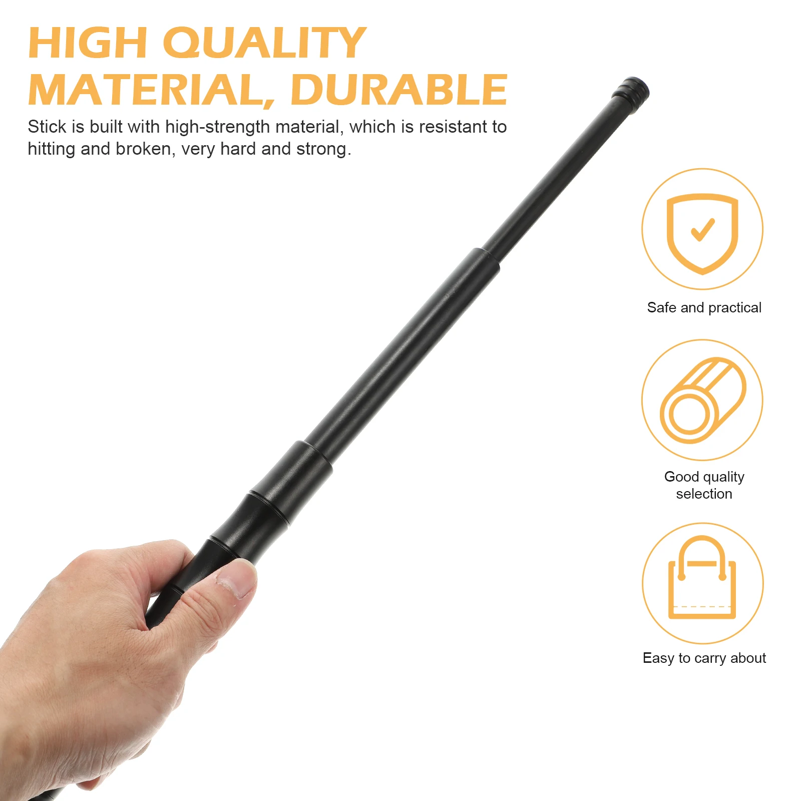 

1 pcs Outdoor Camping Portable Self Defense Stick Telescopic Stick Pole For Elderly Telescopic Trekking Hiking Poles