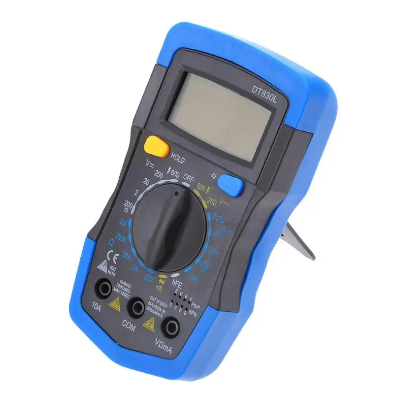 Цифровой мультиметр DT830L с ЖК дисплеем вольтметр амперметр Омметр тестер