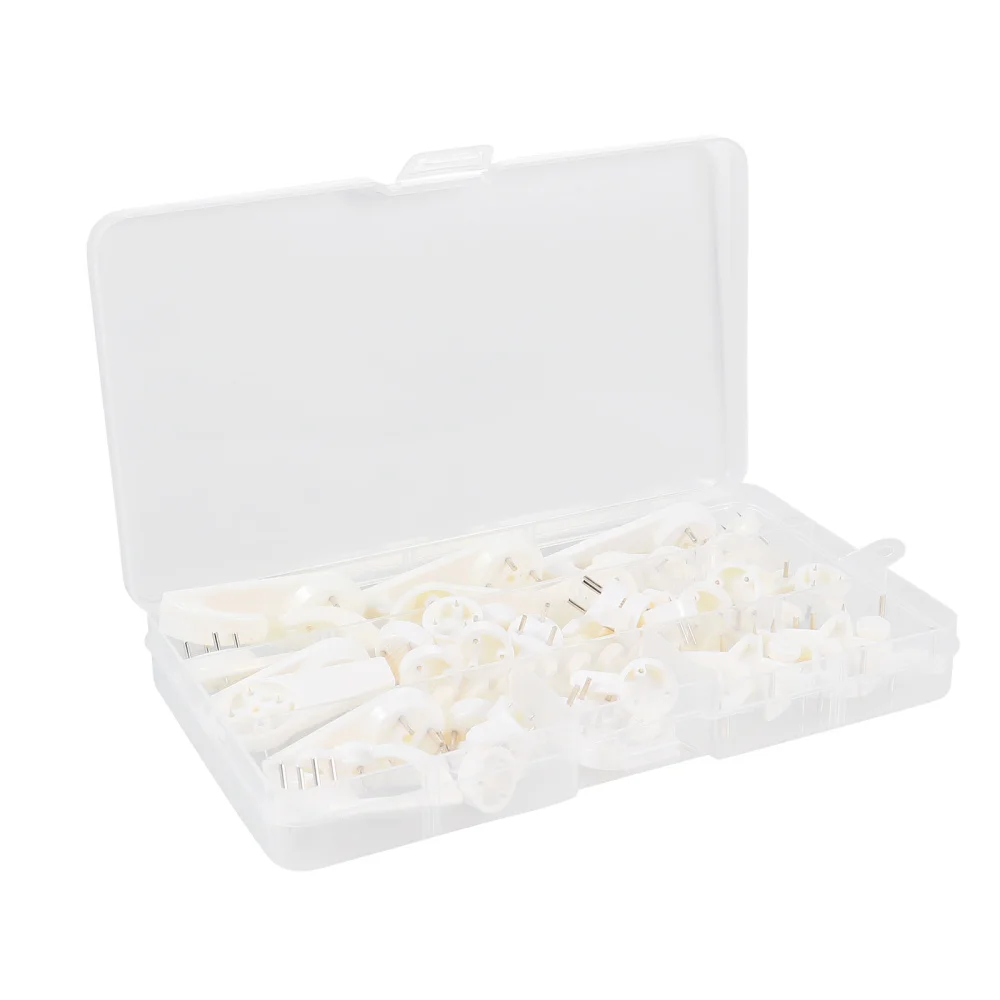 

42pcs Picture Frame Hanging Hooks Photo Seamless Hook Practical Traceless Nail