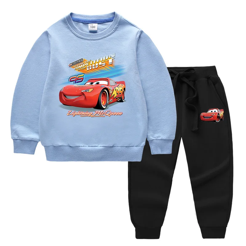 Комплект одежды для мальчиков и девочек Disney McQueen с машинками детская одежда
