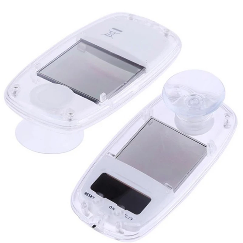 Solar Thermometer Meter Electric Suction Cup LCD Digital Display Greenhouse Garden Wall Window Power Indoor |