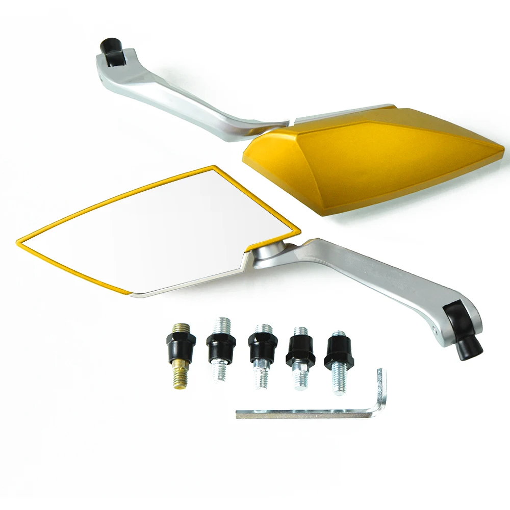 Мотоциклетные аксессуары алюминиевые зеркала заднего вида с ЧПУ мотоциклетные