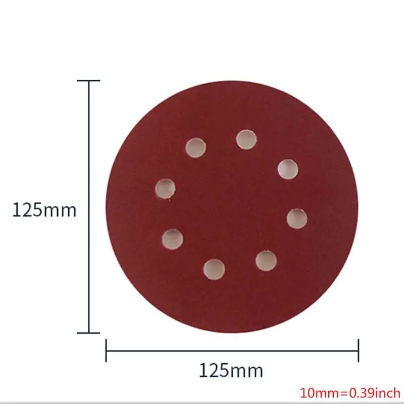 

100 Pcs 8 Holes Sanding Discs Hook and Loop 1000 1200 1500 2000 3000 Grit Sandpaper Assortment for Random Orbital Sander