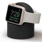 Зарядное устройство для Apple Watch Series 7 6 SE 5 4 3 2 1, держатель, приставка для ночной ручки, силиконовая домашняя зарядная док-станция для iWatch Modern