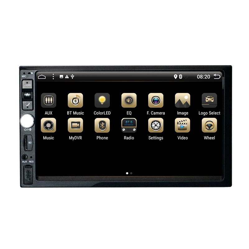 Автомобильный мультимедийный плеер универсальная стерео система на Android 10 0