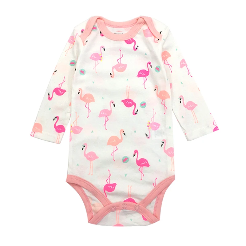 Детские боди с длинными рукавами 3 шт. одежда для мальчиков и девочек хлопковые