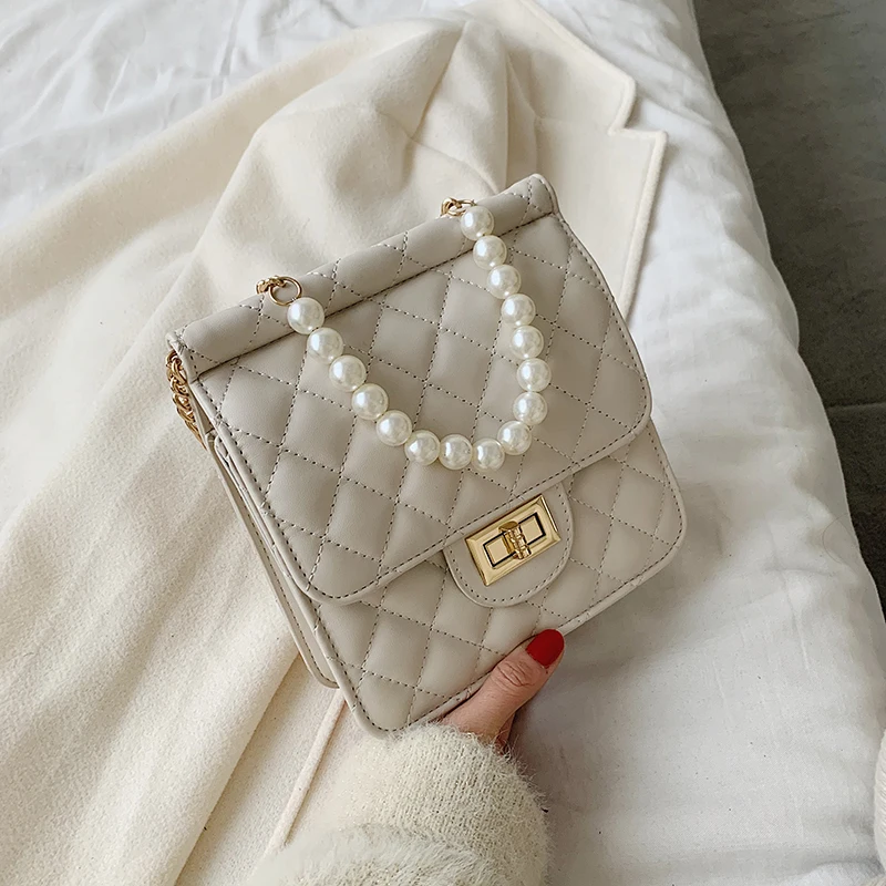 Luxury Handbags Women Bags Designer Clutch Ladies Envelope Big Tote Pearl Lattice Shoulder Crossbody Bag Sac Purse | Багаж и сумки